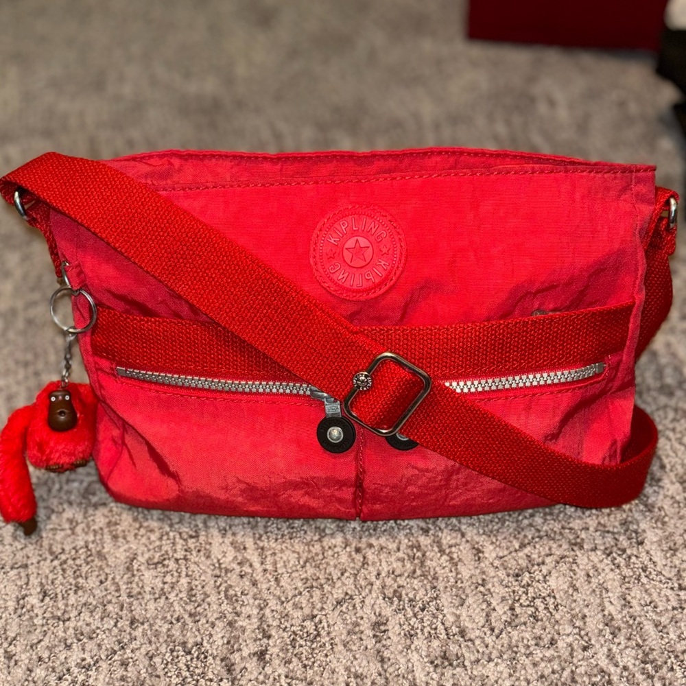 Kipling Red Crossbody Bag